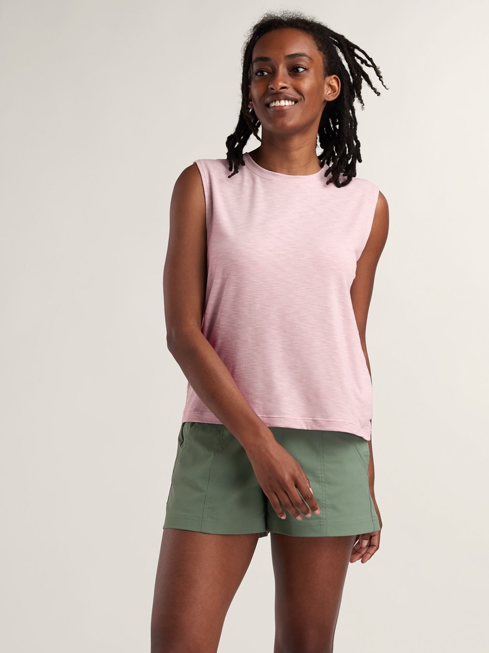 Title Nine Ravine Muscle Tank - Pink Salt